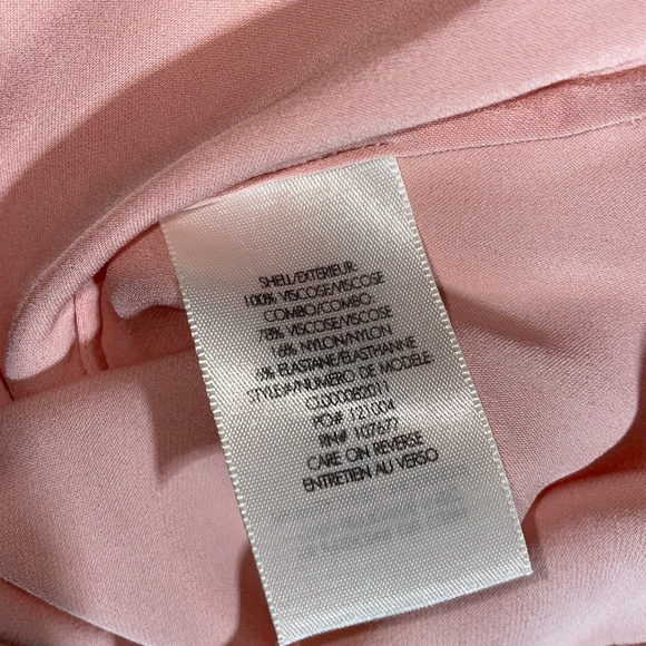 Alice + Olivia Classic Top Tee Shirt Size S Tan - Picture 7 of 7